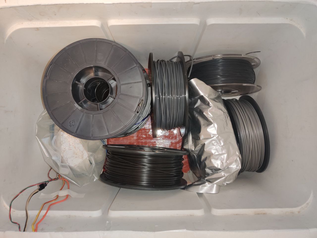 The interior of my drying chamber